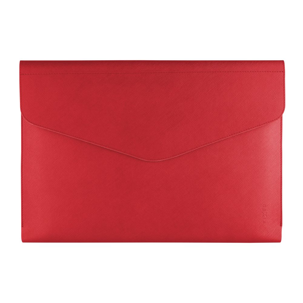 Pouzdro FIXED Siena pro notebooky a tablety do 13", červené