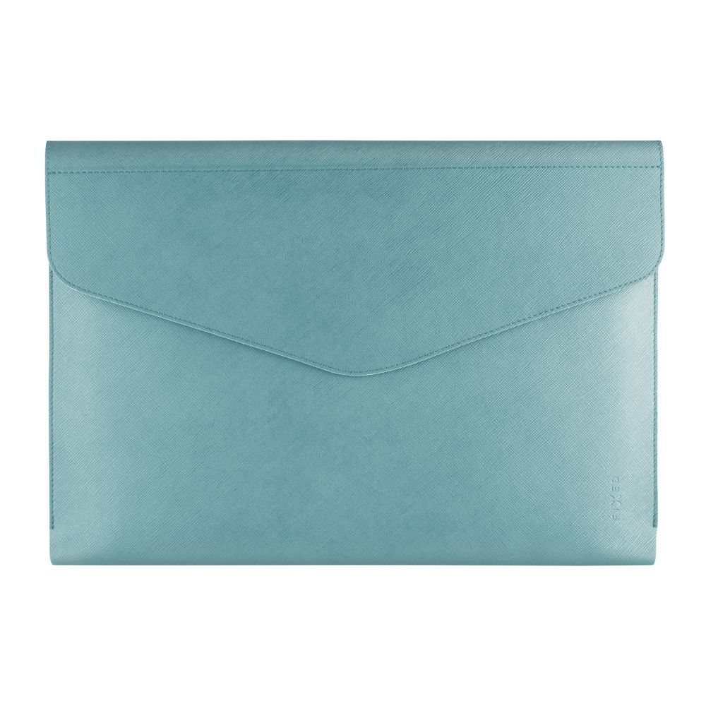 Pouzdro FIXED Siena pro notebooky a tablety do 13", světle tyrkysové