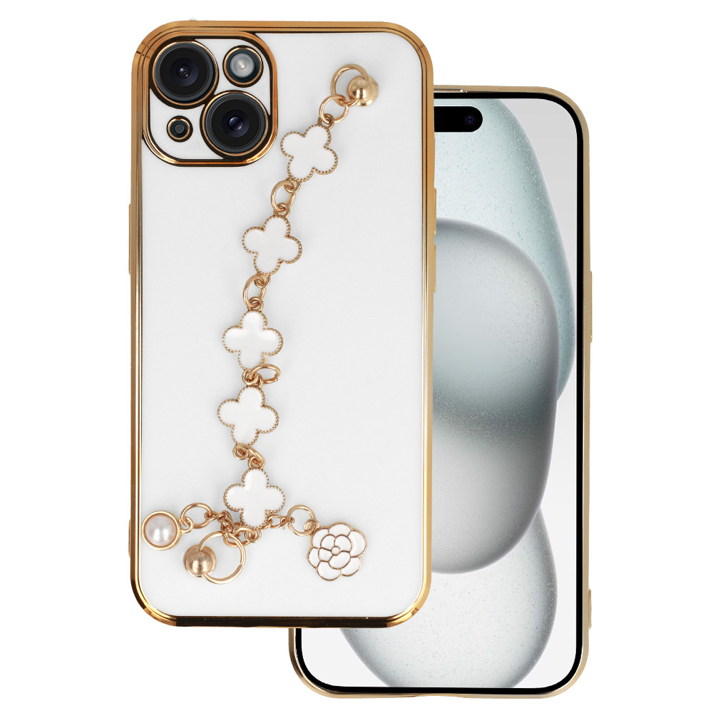 Levně Trend Case pro iPhone 15 Plus design 3 bílé