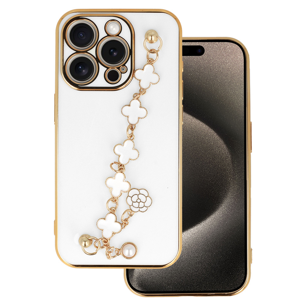 Levně Trend Case pro iPhone 15 Pro design 3 bílé