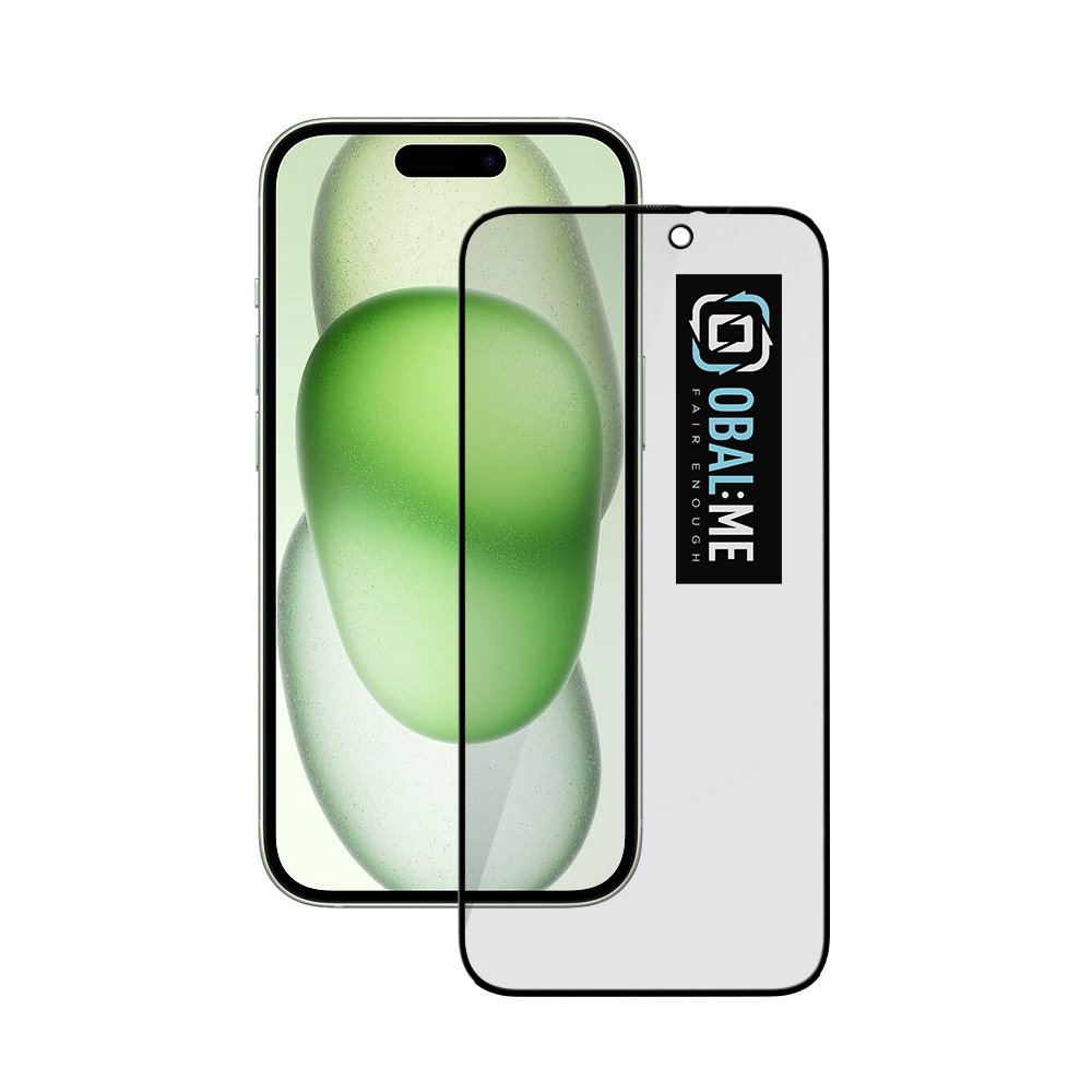 Levně OBAL:ME Privacy 5D Tvrzené Sklo pro Apple iPhone 15 Black