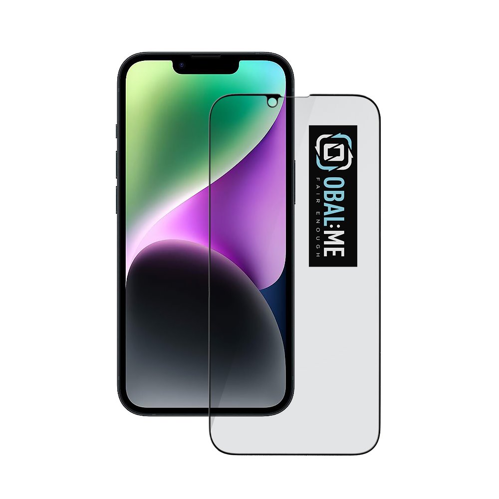 Levně Tvrzené Sklo OBAL:ME Privacy 5D pro Apple iPhone 13-13 Pro-14-16e Black