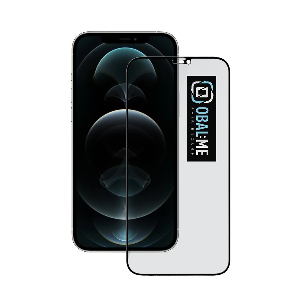Levně OBAL:ME Privacy 5D Tvrzené Sklo pro Apple iPhone 12/12 Pro Black