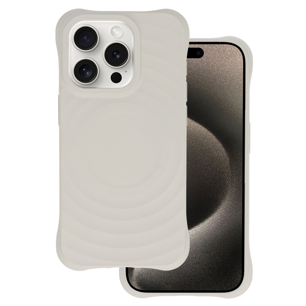 Levně Pouzdro Tel Protect Wave Magsafe pro iPhone 13 Pro šedé