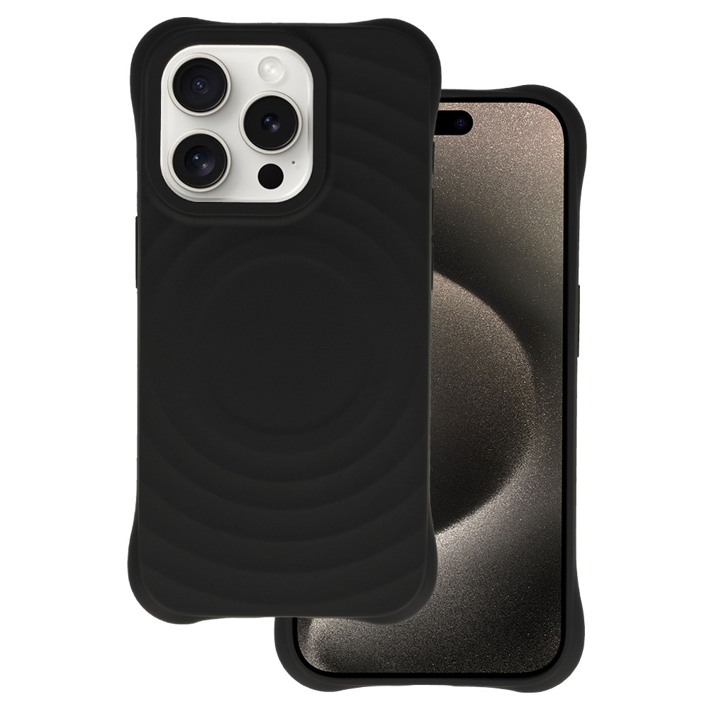 Levně Pouzdro Tel Protect Wave Magsafe pro iPhone 14 Pro černé