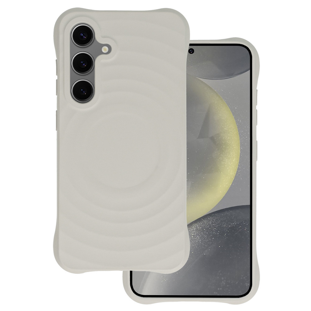 Levně Pouzdro Tel Protect Wave Magsafe pro Samsung Galaxy S24 Plus šedé