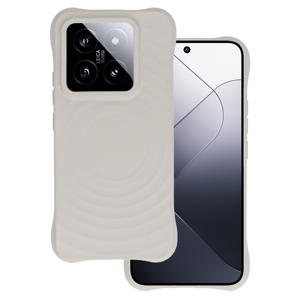 Levně Pouzdro Tel Protect Wave Magsafe pro Xiaomi 14 Pro šedé