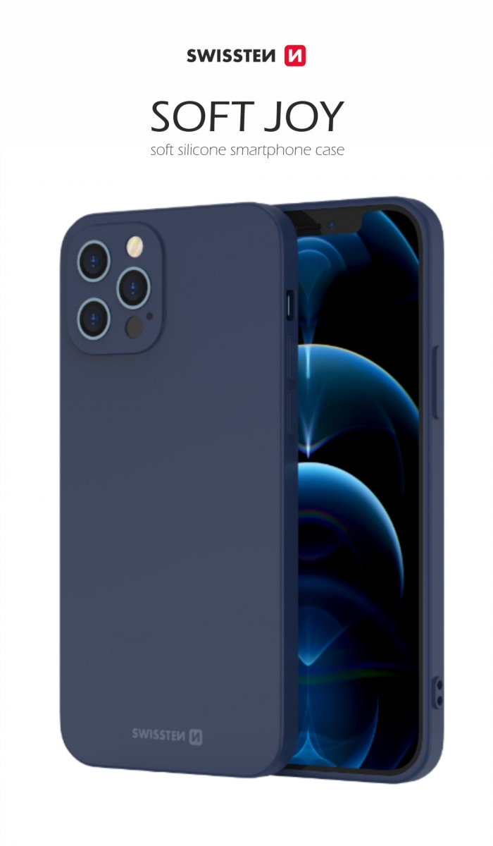Levně Zadní kryt Swissten Soft Joy pro iPhone 16 Plus modrý