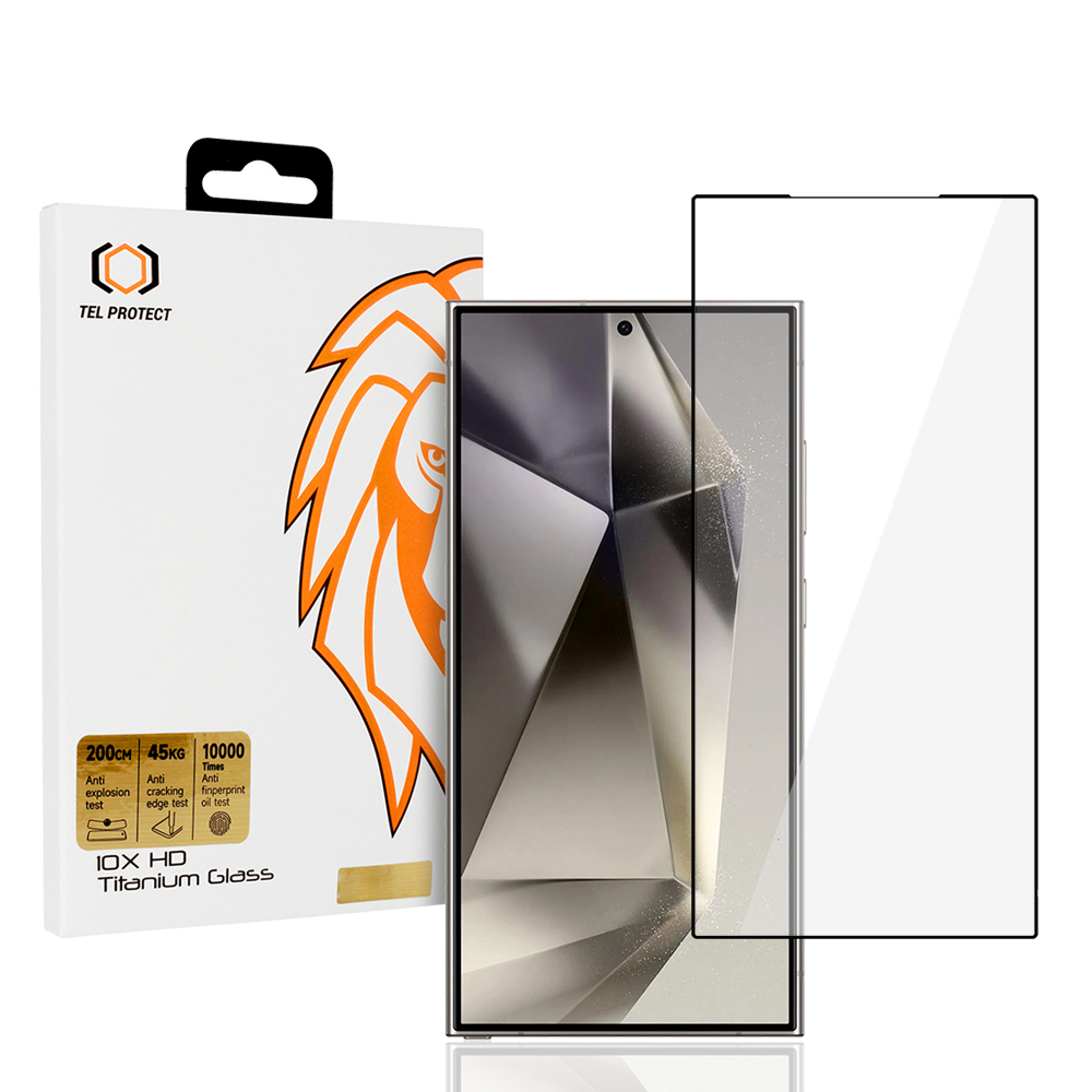 Levně Tvrzené sklo 10X HD Titanium pro Samsung S24 Ultra