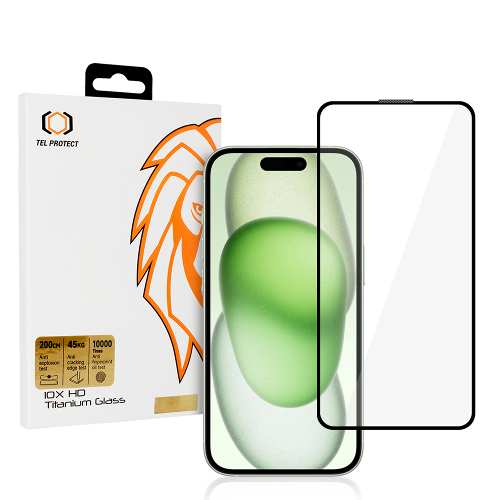 Levně Tvrzené sklo 10X HD Titanium pro iPhone 16