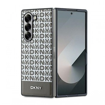 Originální zadní kryt DKNY Repeat Pattern Bottom Stripe DKHMZFD6PSOSPW pro Samsung Galaxy Z Fold 6 brown
