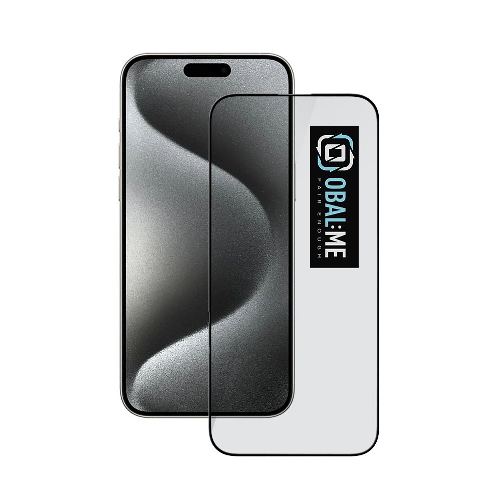 Levně Tvrzené sklo OBAL:ME 5D pro iPhone 16 Pro Max černé