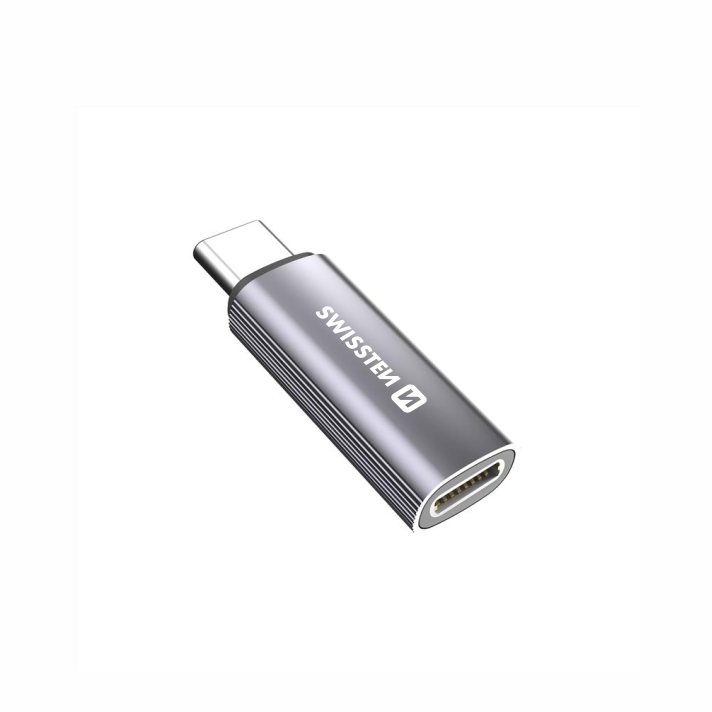 Levně Nabíjecí adaptér Swissten USB-C - Lightning stříbrný