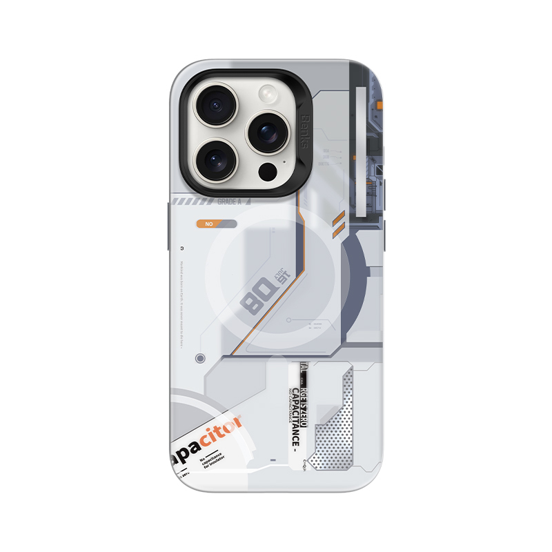 Levně Zadní kryt Benks Magnetic Mecha pro iPhone 15 Pro Max bílý