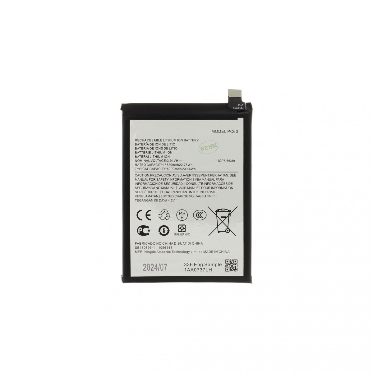 Levně PC60 Baterie pro Motorola 6000mAh (OEM)