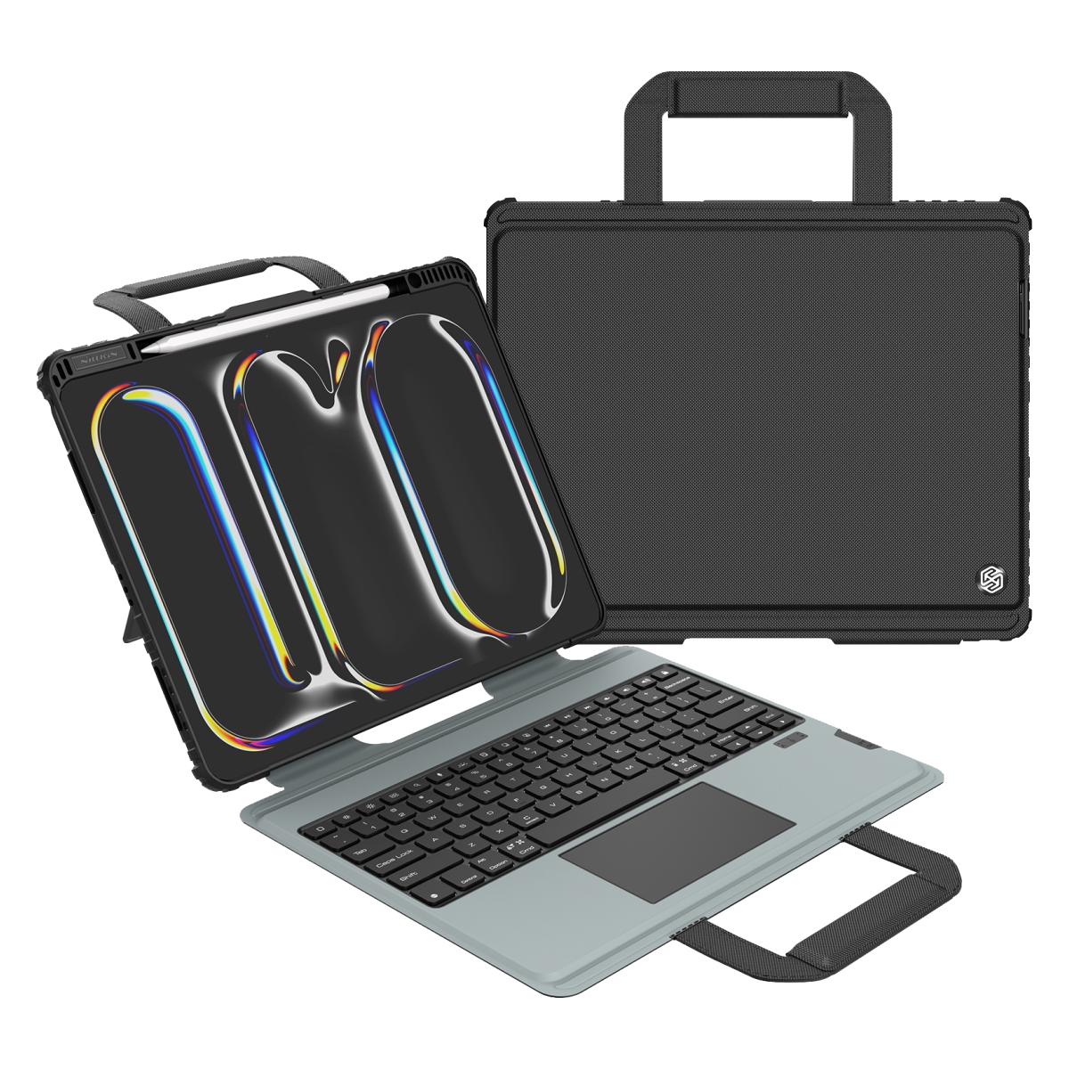 Levně Pouzdro Nillkin Bumper GO Keyboard (Backlit Version) pro iPad Pro 13 2024 Black