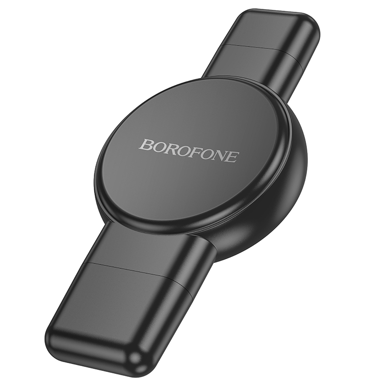 Levně Bezdrátová nabíječka Borofone BQ31 Portable 2,5W pro iWatch 1-9, SE-SE2, Samsung Ultra-Ultra2 černá