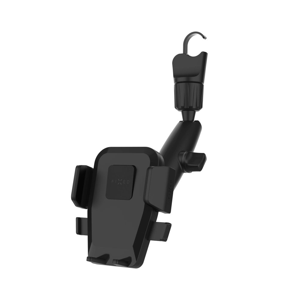 Levně Univerzální držák do auta FIXED Iconiq Mirror s nohou na zpětné zrcátko, černý