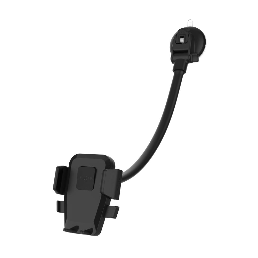 Univerzální držák do auta FIXED Iconiq Flex XL na sklo-palubní desku, černý