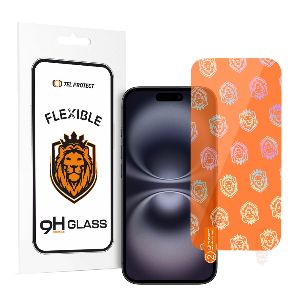 Levně Tel Protect Best Flexible Hybrid Glass pro iPhone 16
