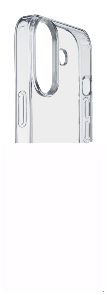 Levně Zadní čirý kryt s ochranným rámečkem Cellularline Clear Duo pro Apple iPhone 16