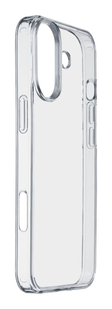 Levně Zadní čirý kryt s ochranným rámečkem Cellularline Clear Duo pro Apple iPhone 16 Plus