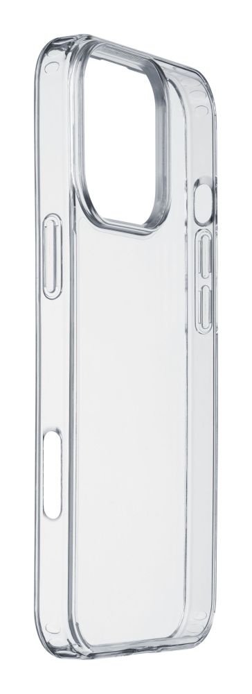 Levně Zadní čirý kryt s ochranným rámečkem Cellularline Clear Duo pro Apple iPhone 16 Pro Max