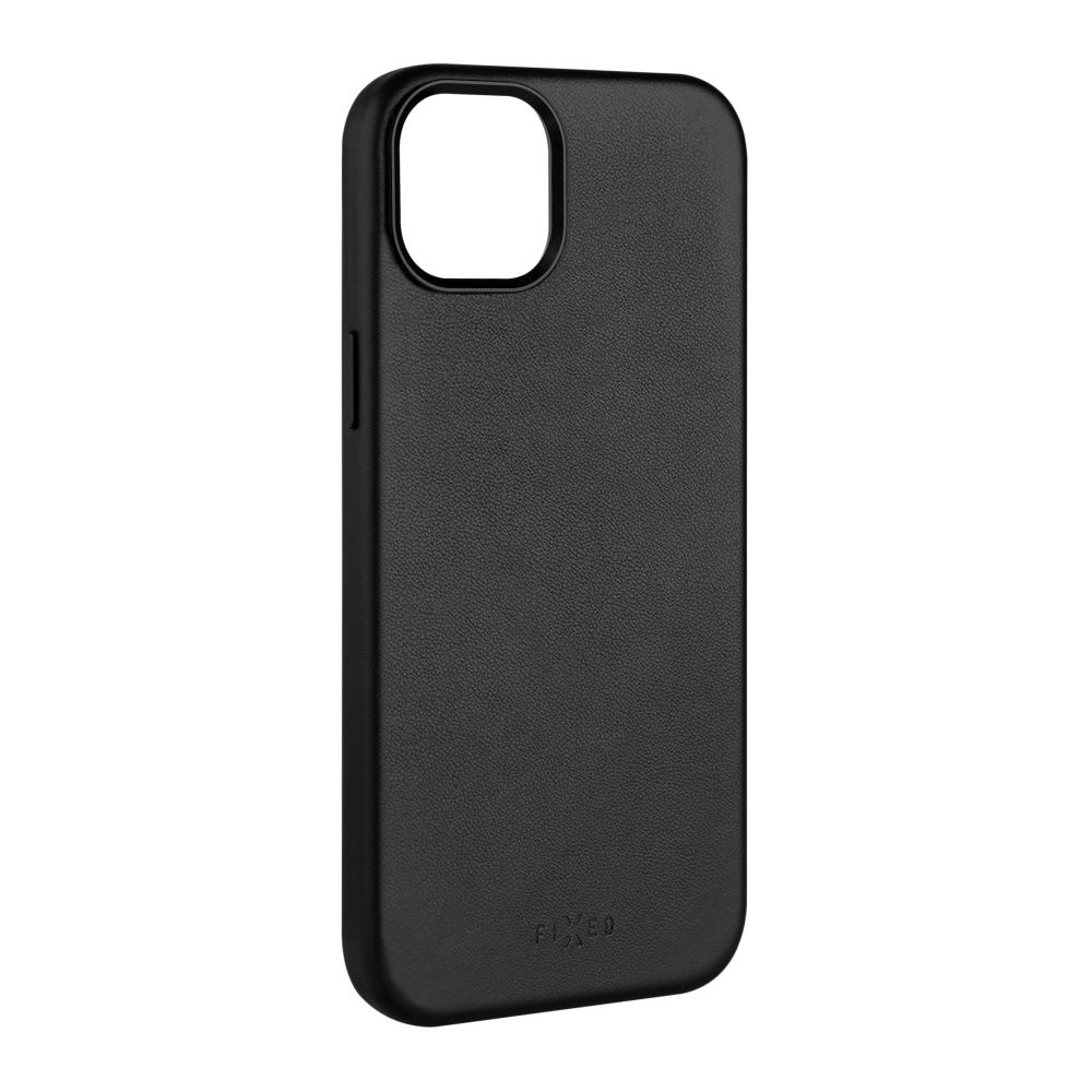 Levně Kožený zadní kryt FIXED MagLeather s podporou MagSafe pro Samsung Galaxy S25+, černý