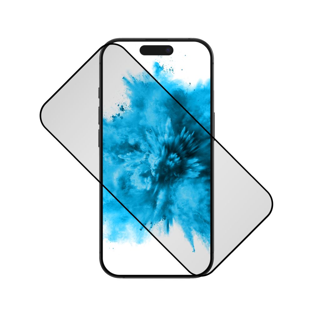 Levně Ochranné tvrzené sklo FIXED Privacy Full-Cover pro Apple iPhone 16 Pro Max, lepení přes celý displej, černé