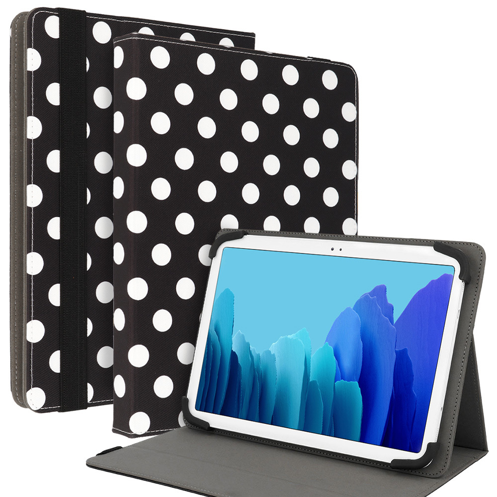 Levně Pouzdro na tablet Wonder Canvas 13" black dots