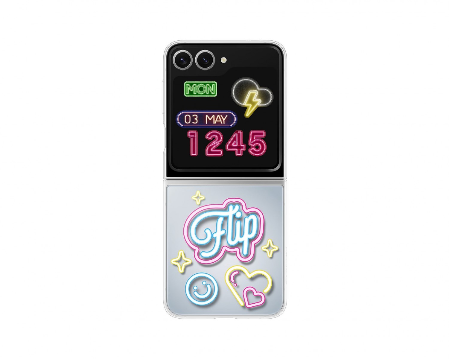 Levně Zadní kryt EF-ZF741CTE Samsung FlipSuit pro Galaxy Z Flip 6 Transparent