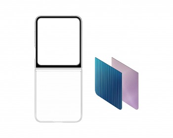 Zadní kryt EF-ZF731CTE Samsung FlipSuit pro Galaxy Z Flip 5 Transparent