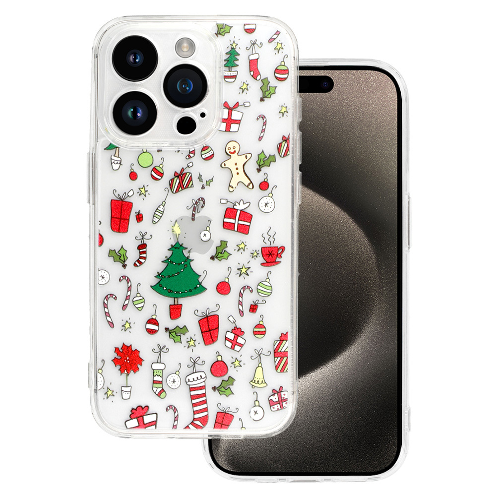 Levně Zadní kryt TEL PROTECT Christmas Clear iPhone 11 Design 2