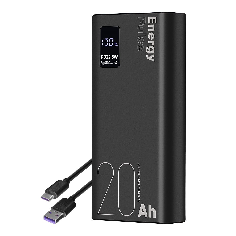 Levně Powerbanka OBAL:ME EnergyPulse 20000mAh 22.5W černá