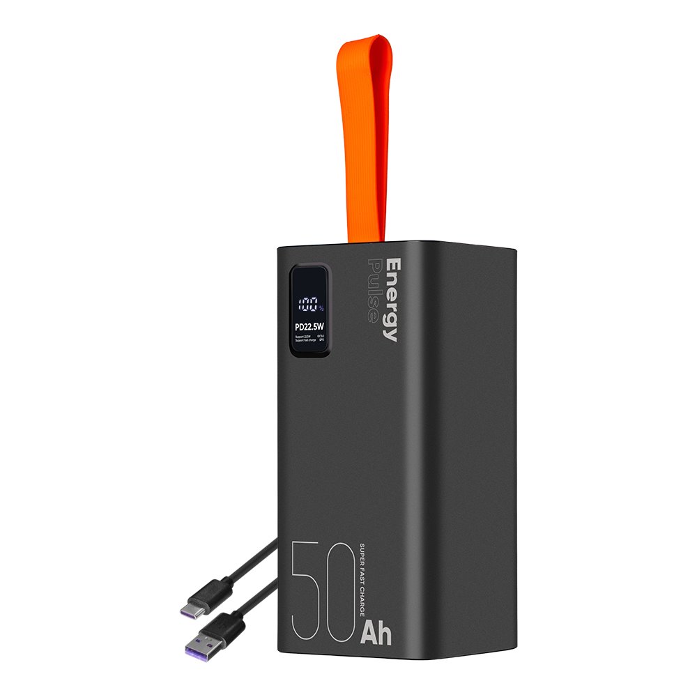 Levně Powerbanka OBAL:ME EnergyPulse 50000mAh 22.5W černá