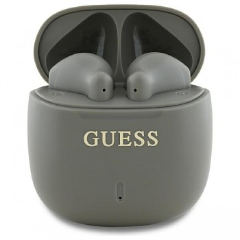 Bezdrátová sluchátka TWS GUESS Printed Classic Logo - GUTWSJ14ESG + dokovací stanice taupe