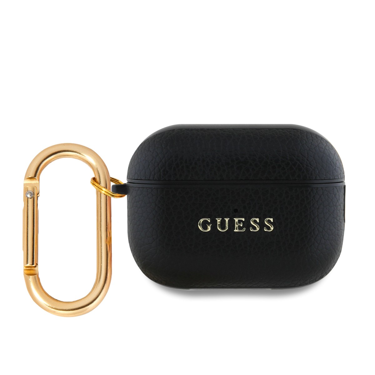 Levně Pouzdro Guess PU Grained Classic Logo pro AirPods Pro 2 Black