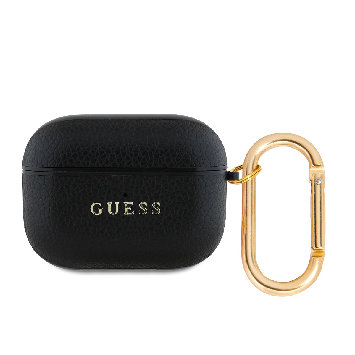 Levně Pouzdro Guess PU Grained Classic Logo pro AirPods Pro Black