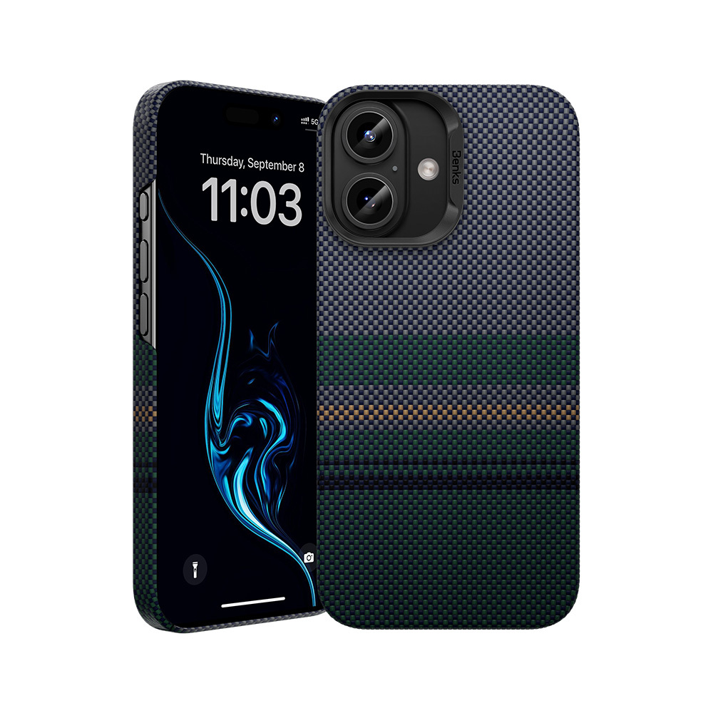 Levně Zadní kryt Benks Magnetic Armor Air Aurora Kevlar 600D pro iPhone 16