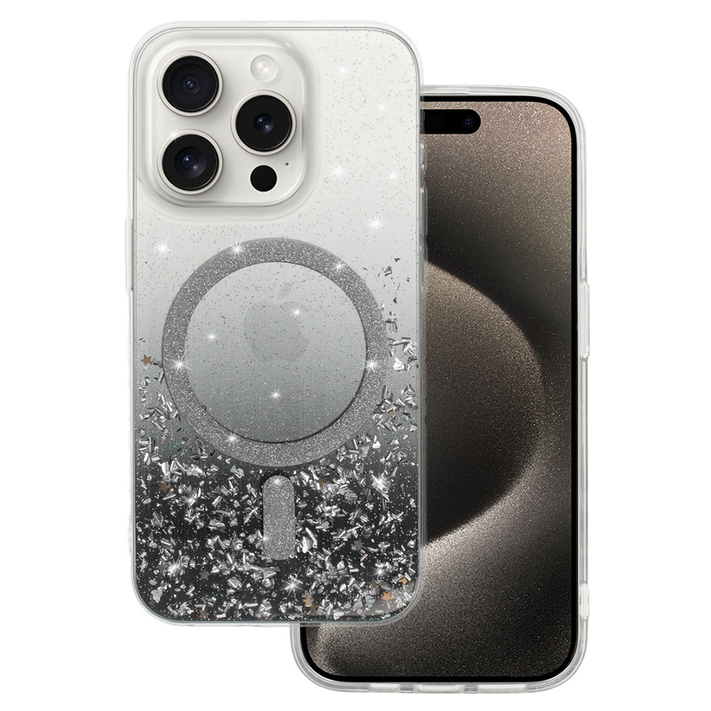 Levně Zadní kryt Tel Protect Moonlite Magsafe pro iPhone 12 Pro černý čirý