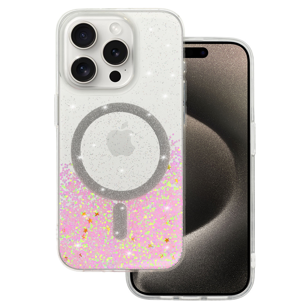 Levně Zadní kryt Tel Protect Moonlite Magsafe pro iPhone 16 Pro růžový čirý
