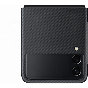 Zadní kryt EF-XF711SBE Samsung Aramidový pro Galaxy Z Flip 3 Black
