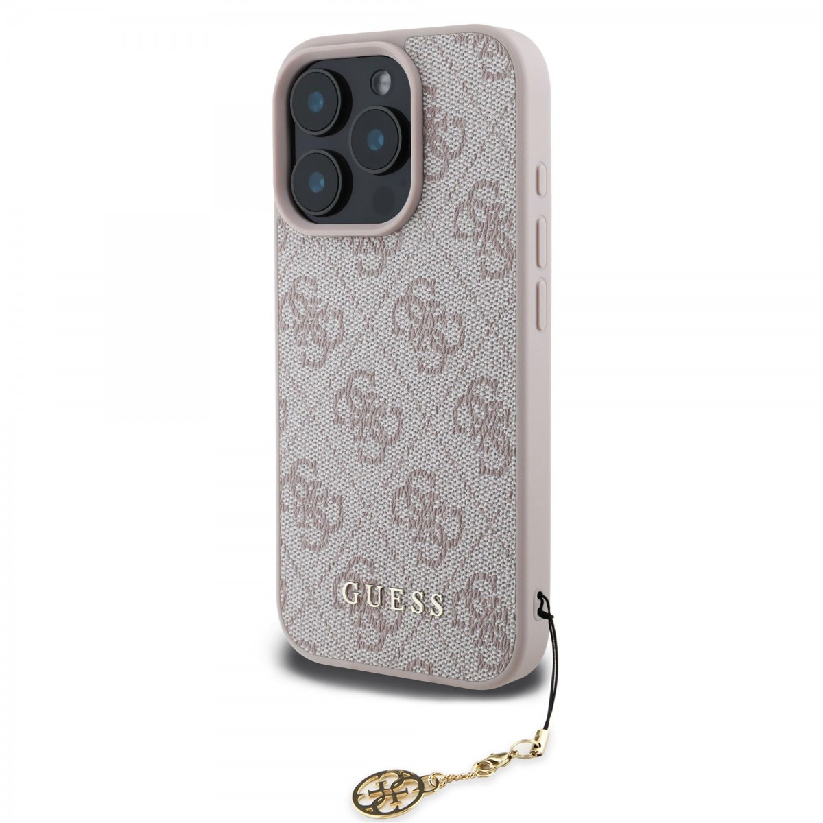 Levně Zadní kryt Guess 4G Kryt pro iPhone 16 Pro Max Tone on Tone Pink