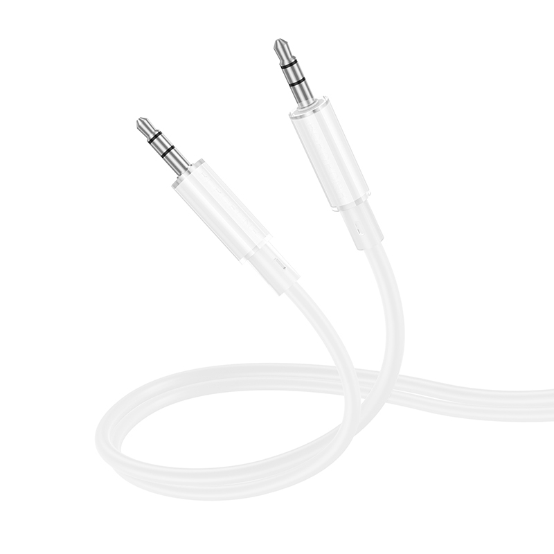 Levně Kabel Borofone BL21 Lemon jack 3,5 mm - jack 3,5 mm 1m bílý