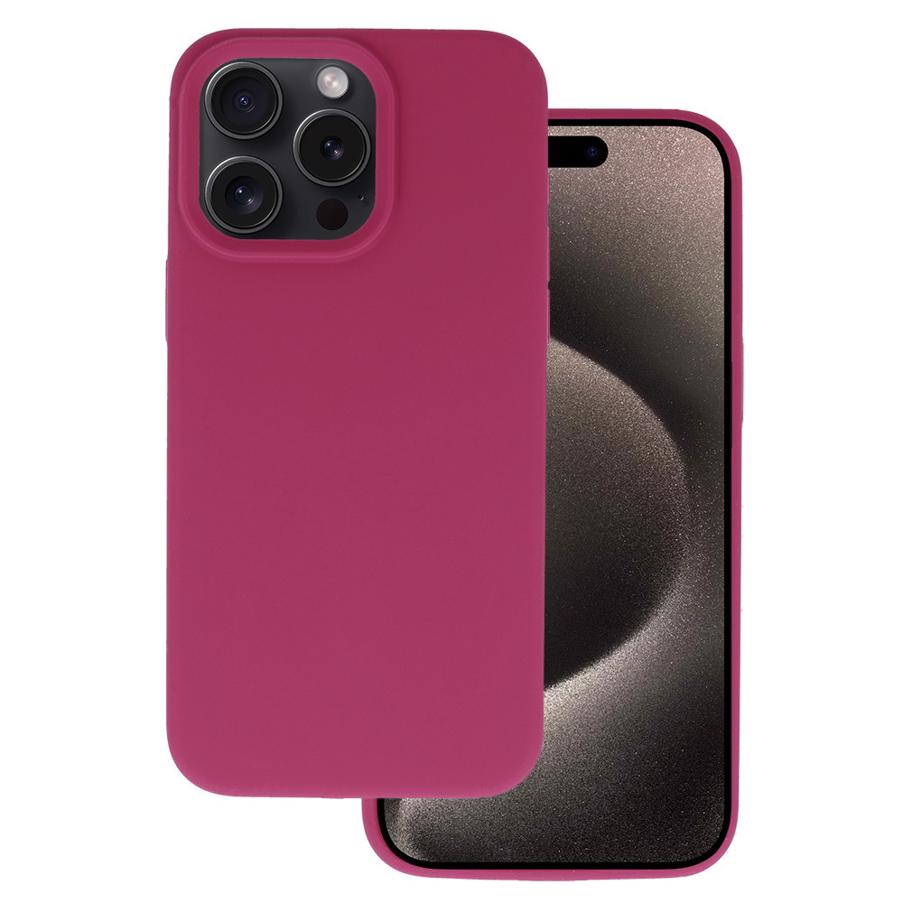 Levně Zadní kryt Silicone Lite pro Samsung S24 FE malinový