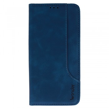 Knížkové pouzdro Wonder Prime pro Samsung Galaxy S25 navy