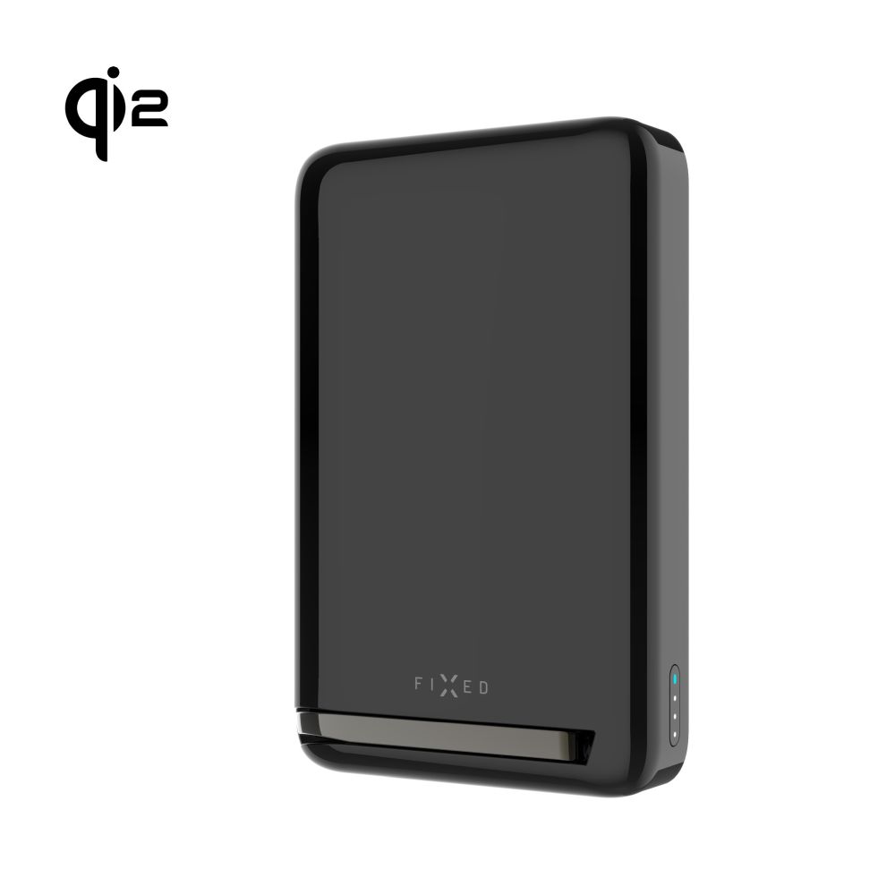 Levně Powerbanka FIXED MagZen 10 Pro s bezdrátovým nabíjením se standardem Qi2 a podporou MagSafe, 10 000 mAh, černá