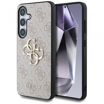 Originální zadní kryt GUESS Big 4G Classic Logo pro Samsung Galaxy S25 Plus pink