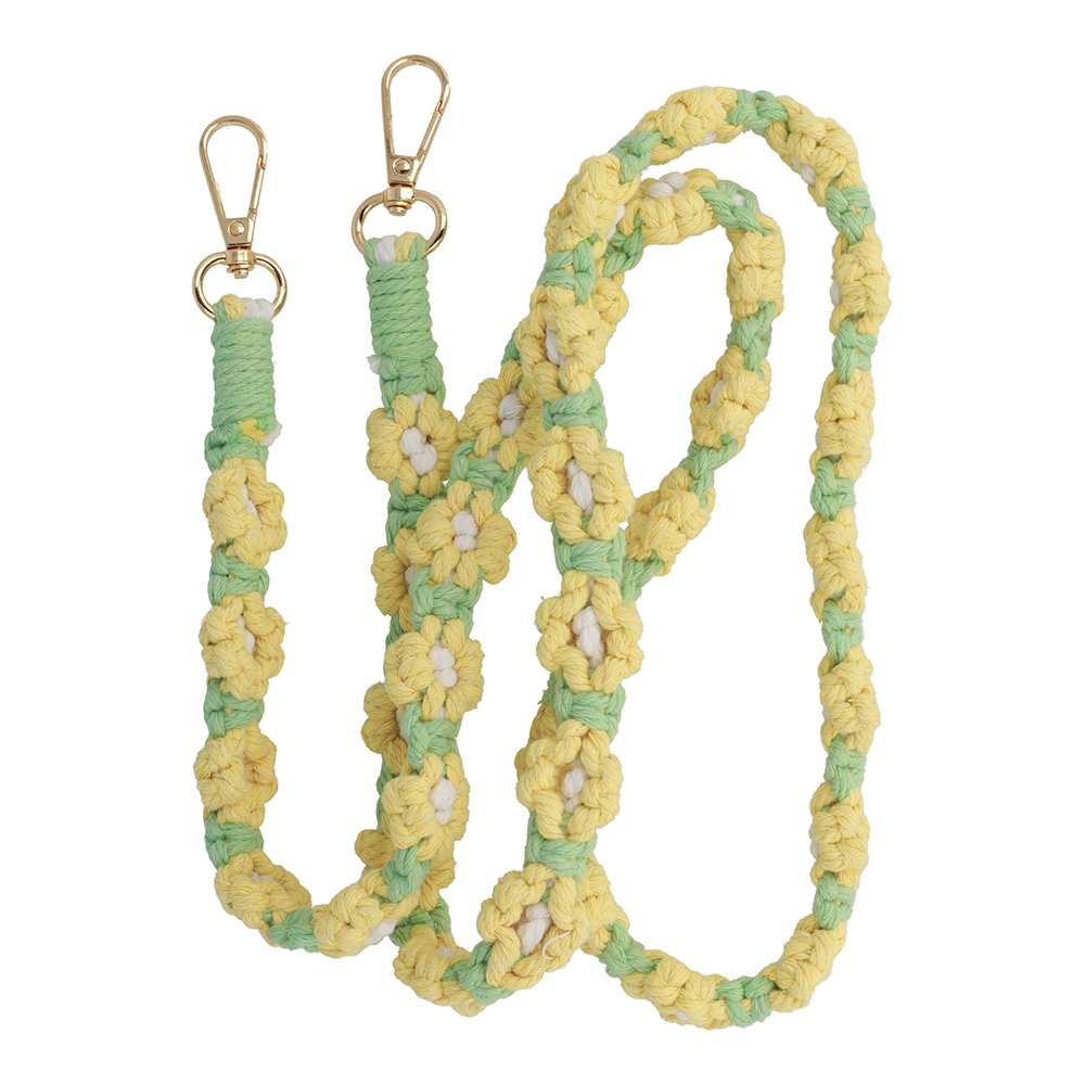 Levně Šňůrka na mobil Crochet flower GC-R39