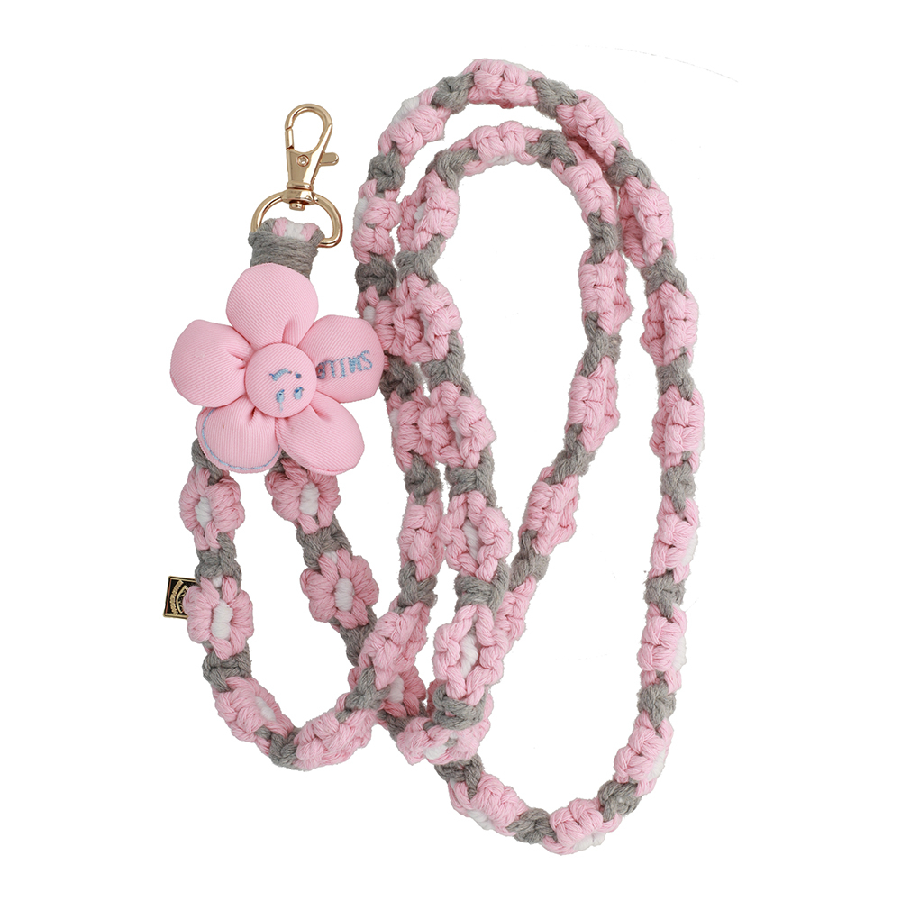 Levně Šňůrka na mobil Crochet flower GC-FR04